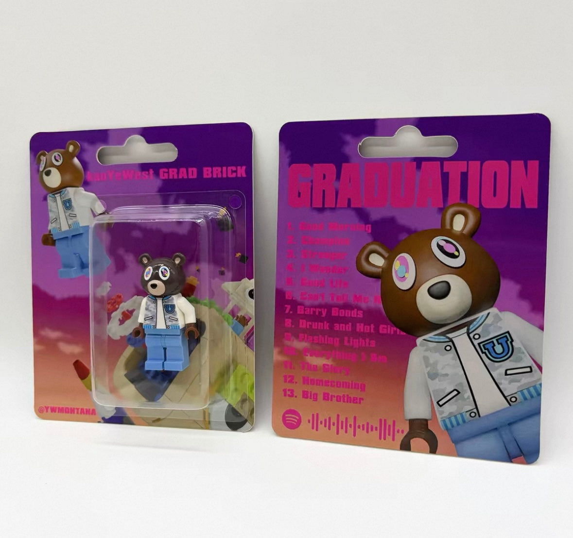 Kanye Graduation, custom lego figure