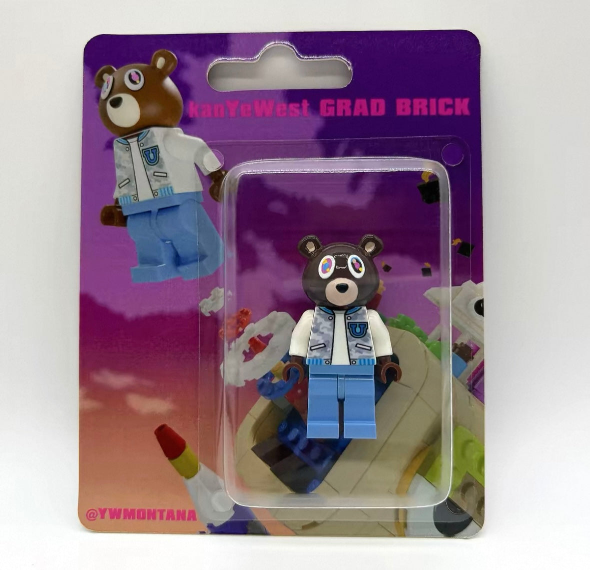 Kanye Graduation, custom lego figure