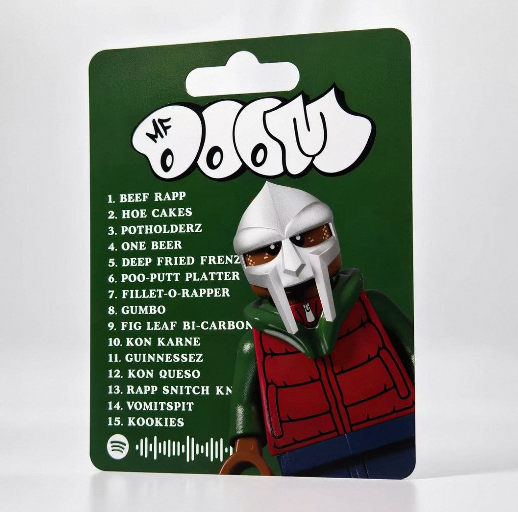 MF Doom, custom lego figure